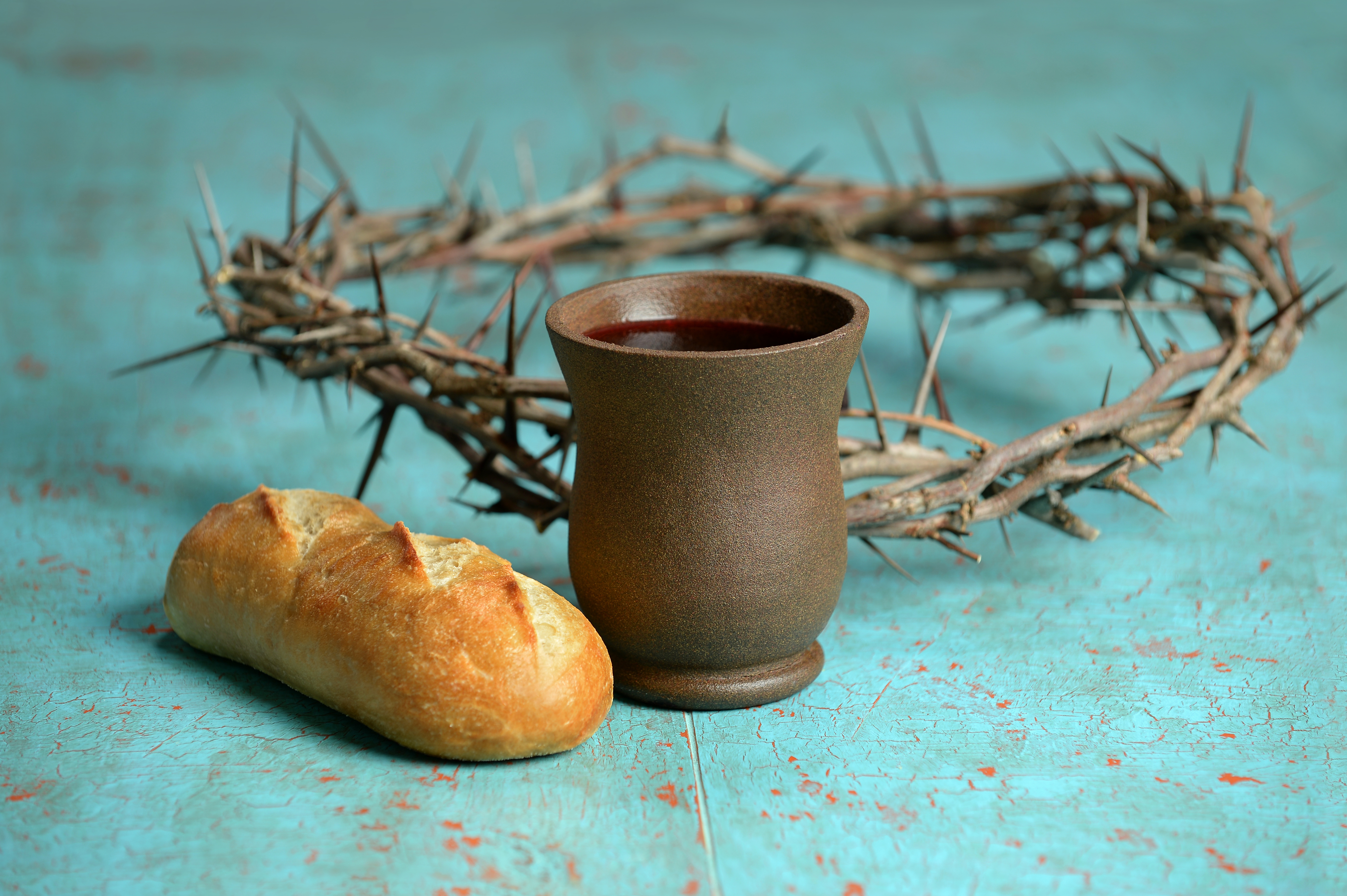 Bread, Wine, and Crown of Thorns